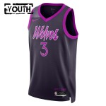 Minnesota Timberwolves Trikot Jaden Mcdaniels Nike 2025-26 City Edition Schwarz Swingman - Kinder